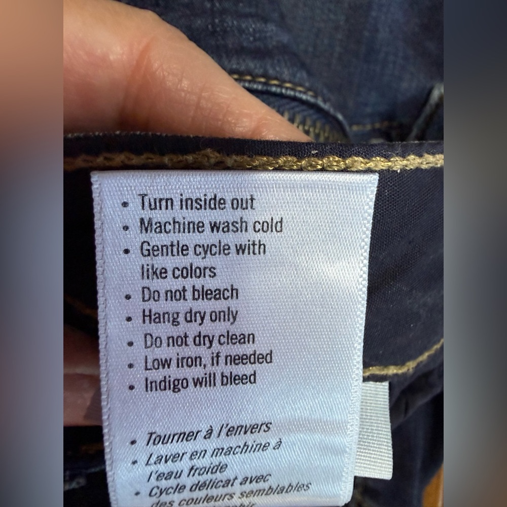 PAIGE Edgemont Zip Detail Skinny Jeans Dark Wash Size 25 NWT - Picture 8 of 11